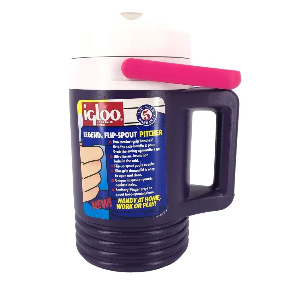 90s Igloo Legend Flip Spout Pitcher 1990s vintage SALE